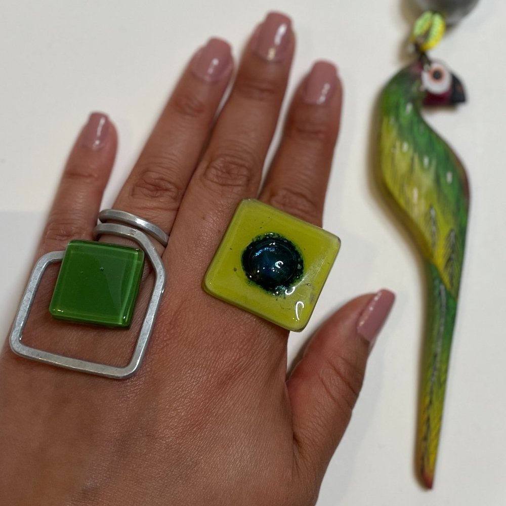 Unique Handcrafted Necklace and Rings Bundle - Picture 9 of 10